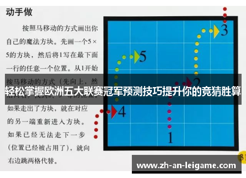 轻松掌握欧洲五大联赛冠军预测技巧提升你的竞猜胜算